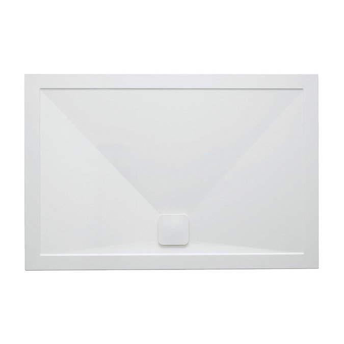 Crosswater Kai 25mm Rectangular Shower Tray + Waste Large Image