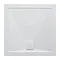 Crosswater Kai 25mm Square Shower Tray + Waste Large Image