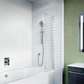 Crosswater Kai 6 Mini Fixed Bath Screen Medium Image