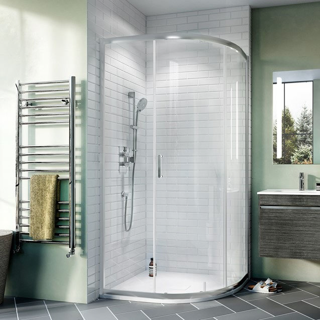 Crosswater Kai 6 Offset Quadrant Single Door Shower Enclosure