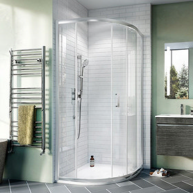 Crosswater Kai 6 Offset Quadrant Single Door Shower Enclosure Large Image