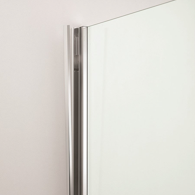 Crosswater Kai 6 Single Hinged Panel Bath Screen Standard Large Image