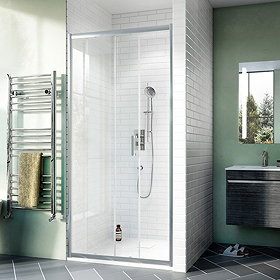 Crosswater Kai 6 Single Sliding Shower Door Large Image