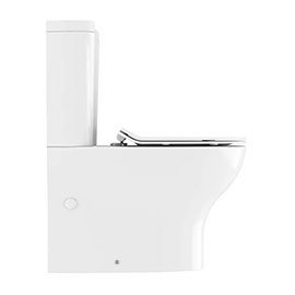 Crosswater Kai Compact Close Coupled Toilet + Soft Close Thin Seat Medium Image
