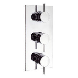 Crosswater - Kai Lever Thermostatic Shower Valve with 3 Way Diverter - KL3000RC Medium Image