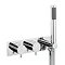 Crosswater - Kai Lever Thermostatic Shower Valve with Handset - KL1701RC Large Image