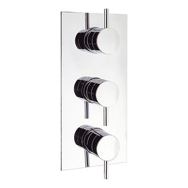 Crosswater - Kai Lever Triple Concealed Thermostatic Shower Valve - KL2000RC  Profile Large Image