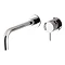 Crosswater - Kai Lever Wall Mounted 2 Hole Set Basin Mixer - KL120WNC Large Image