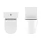 Crosswater Kai X Compact Close Coupled Toilet + Soft Close Thin Seat  Profile Large Image