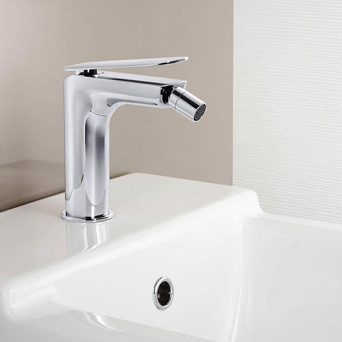 Crosswater KH Zero 2 Monobloc Bidet Mixer with Click Clack Waste - KH02_210DPC Profile Large Image