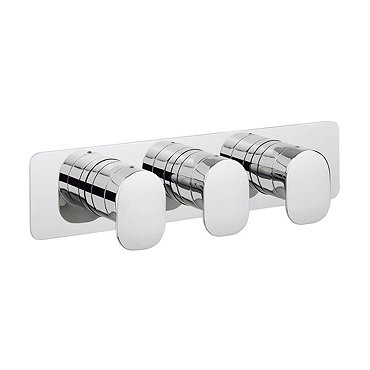 Crosswater KH Zero 2 Thermostatic Shower Valve with 3 Way Diverter - KH02_3001RC Profile Large Image