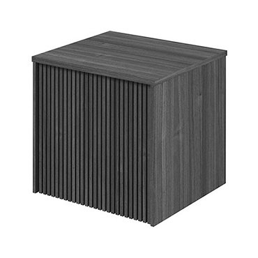Crosswater Limit 500mm Steelwood Wall-Hung Slatted Vanity Unit with Worktop