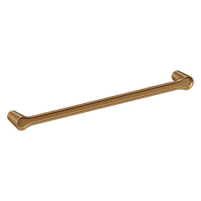 Crosswater Malu 600mm Wall Hung Frosted White Vanity Unit & Basin with Brushed Brass Handles