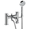 Crosswater Malu Bath Shower Mixer Tap with Handset - Chrome