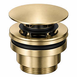 Crosswater Malu Click Clack Universal Basin Waste - Brushed Brass