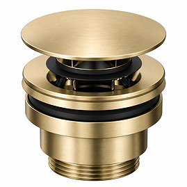 Crosswater Malu Click Clack Universal Basin Waste - Brushed Brass