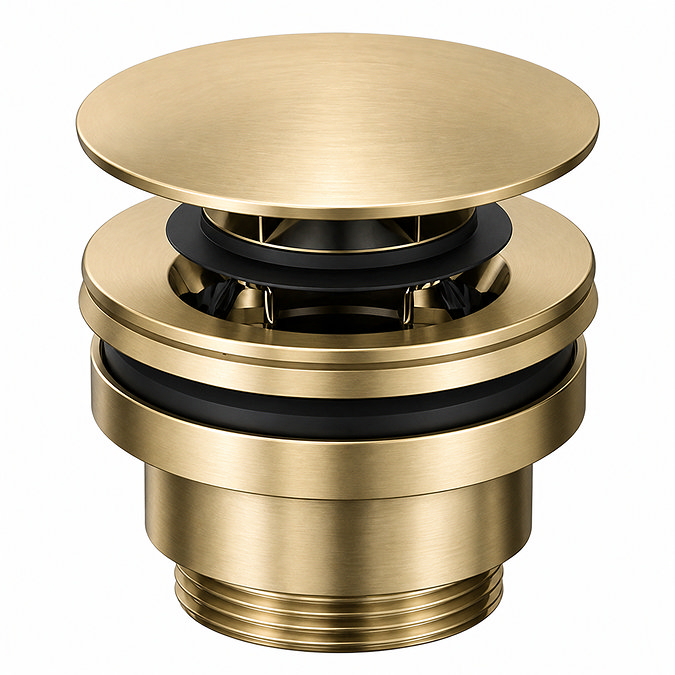Crosswater Malu Click Clack Universal Basin Waste - Brushed Brass