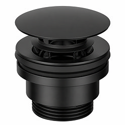 Crosswater Malu Click Clack Universal Basin Waste - Matt Black