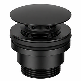 Crosswater Malu Click Clack Universal Basin Waste - Matt Black