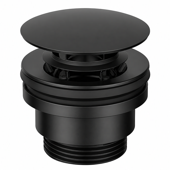 Crosswater Malu Click Clack Universal Basin Waste - Matt Black