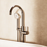 Crosswater Malu Floor Standing Bath Shower Mixer Tap with Handset - Chrome