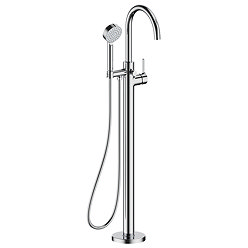 Crosswater Malu Floor Standing Bath Shower Mixer Tap with Handset - Chrome