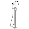 Crosswater Malu Floor Standing Bath Shower Mixer Tap with Handset - Chrome