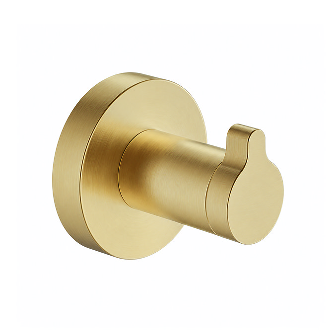 Crosswater Malu Robe Hook - Brushed Brass