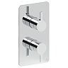 Crosswater Malu Round Concealed Dual Thermostatic Shower Valve - Chrome