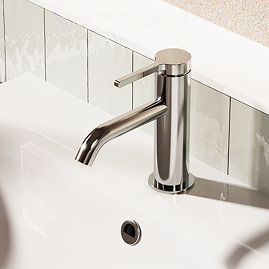 Crosswater Malu Slim Basin Mixer Tap - Chrome
