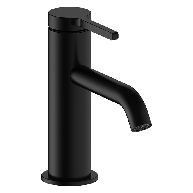Crosswater Malu Slim Basin Mixer Tap - Matt Black