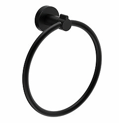 Crosswater Malu Towel Ring - Matt Black