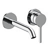 Crosswater Malu Wall Mounted Basin Mixer Tap - Chrome