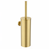 Crosswater Malu Wall Mounted Toilet Brush & Holder - Brushed Brass