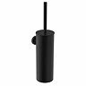 Crosswater Malu Wall Mounted Toilet Brush & Holder - Matt Black