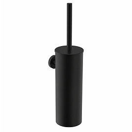 Crosswater Malu Wall Mounted Toilet Brush & Holder - Matt Black