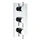 Crosswater - Mike Lever Triple Concealed Thermostatic Shower Valve - ML2000RC Large Image