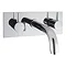 Crosswater - Mike Lever Wall Mounted 3 Hole Bath Filler - ML331WC Large Image
