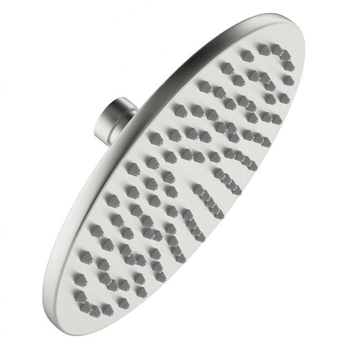 Crosswater - Mike Pro 200mm Round Fixed Showerhead - Brushed Stainless Steel - PRO200V Large Image