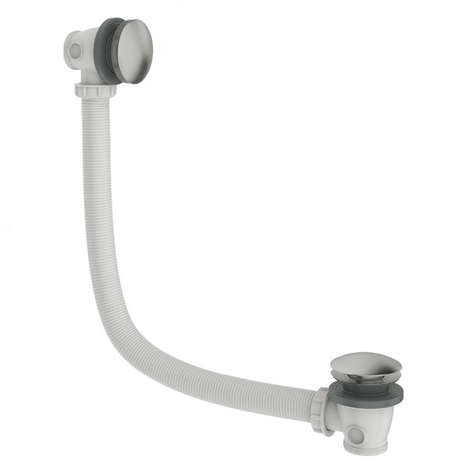 Crosswater - Mike Pro Bath Click Clack Waste - Brushed Stainless Steel - PRO0202V Large Image