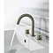 Crosswater - Mike Pro Deck Mounted 3 Hole Set Basin Mixer - Brushed Stainless Steel - PRO135DNV Prof