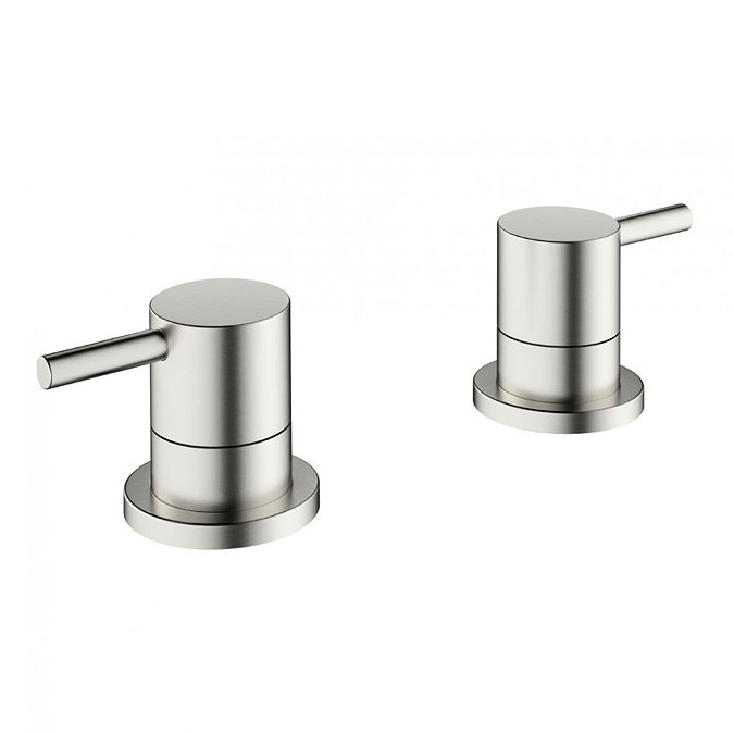 Crosswater - Mike Pro Deck Mounted Panel Valves - Brushed Stainless Steel - PRO350DV Large Image