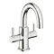 Crosswater - Mike Pro Mini Monobloc Basin Mixer - Brushed Stainless Steel - PRO118DNV Large Image