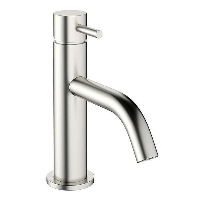 Crosswater - Mike Pro Monobloc Basin Mixer - Brushed Stainless Steel - PRO110DNV Large Image