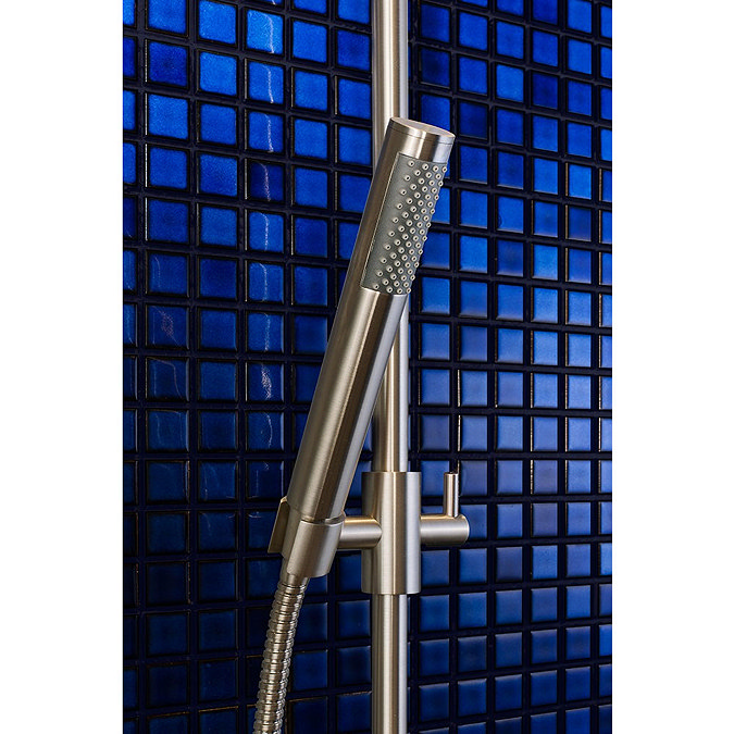 Crosswater - Mike Pro Shower Kit - Brushed Stainless Steel - PRO803V Profile Large Image