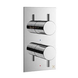 Crosswater - Mike Pro Thermostatic Bath Shower Valve - Chrome - PRO1500RC Large Image