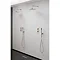 Crosswater - Mike Pro Thermostatic Shower Valve - Brushed Stainless Steel - PRO1510RV Profile Large 