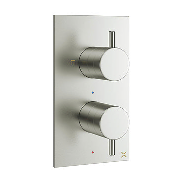 Crosswater - Mike Pro Thermostatic Shower Valve - Brushed Stainless Steel - PRO1510RV Profile Large 