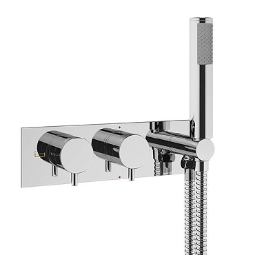 Crosswater - Mike Pro Thermostatic Shower Valve with Handset - Chrome - PRO1701RC Profile Large Imag