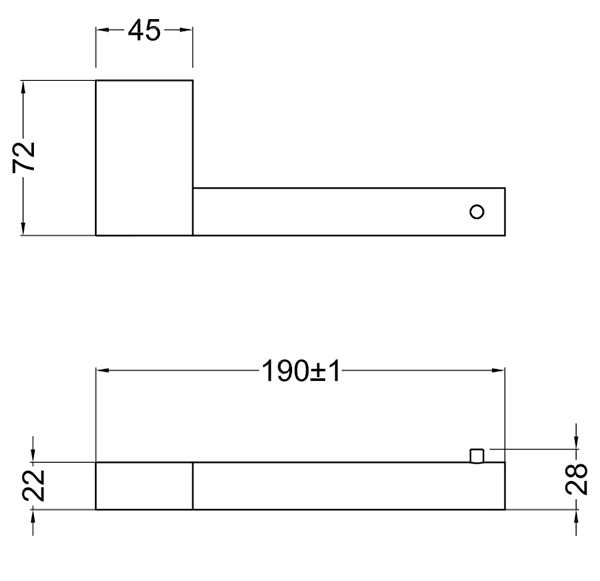 Crosswater MPRO Toilet Roll Holder - Brushed Stainless Steel